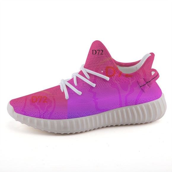 Pink brain fashion sneakers casual sports shoes Men an Women