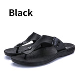BIMUDUIYU Brand New Arrival Classic Summer Men Flip Flops Non-slide Male Slippers Comfortable Breathable Beach Shoes Hot Sales